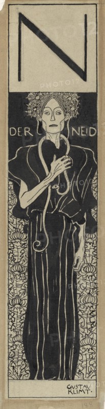 The Envy, 1898. Found in the collection of Vienna Museum.