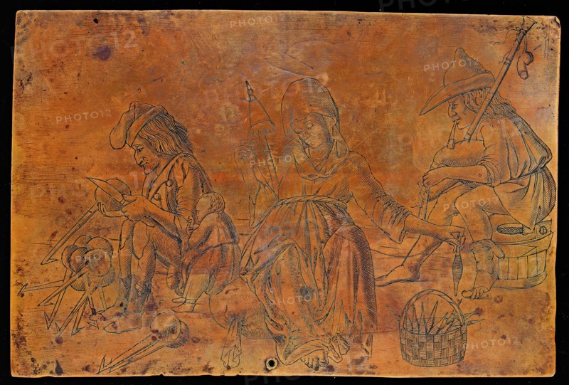 Various Occupations [recto], fourth quarter 15th century.