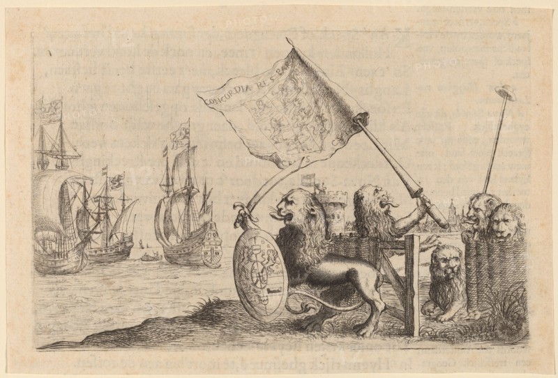 Lions Protecting the Garden of the United Provinces, 1634.