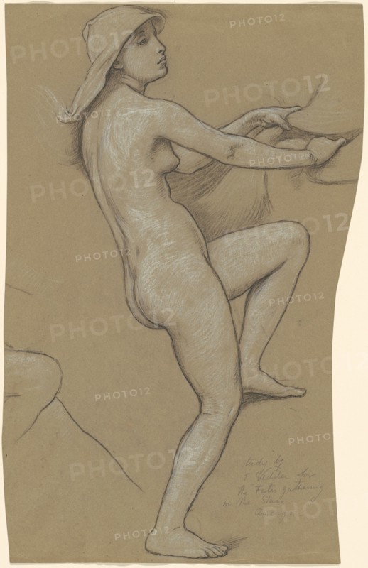 Study for "The Fates Gathering in the Stars", c. 1884-1887.