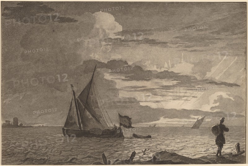 Fisherman with Pack over His Shoulder, 1779, published 1781.