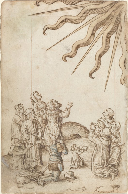 Turn Your Body as You Worship [fol. 37 verso], c. 1512/1515.