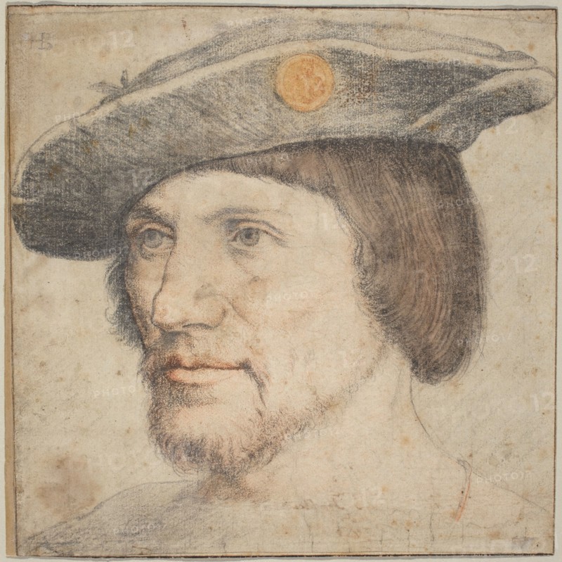 Portrait of a Man Wearing a Hat with a Medallion, 1520/1540.