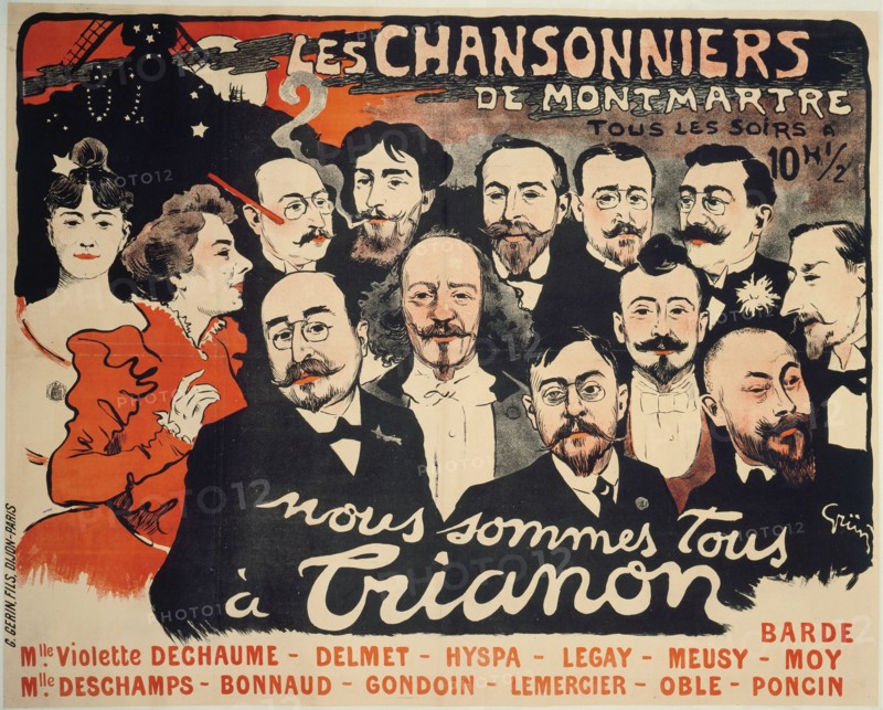 Les Chansonniers de Montmartre , c. 1890. Private Collection.