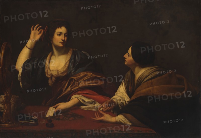 Martha Scolding Her Vain Sister Mary Magdalene, 17th century.