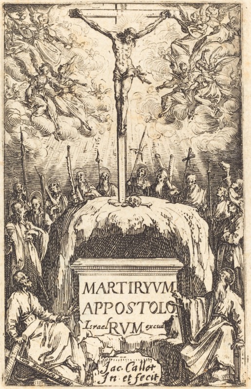 Title Page for "The Martyrdoms of the Apostles", c. 1634/1635.