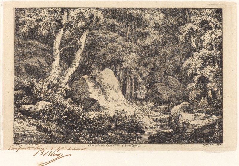Au ravin de la faille, Auvergne (The Ravine at Auvergne), 1846.