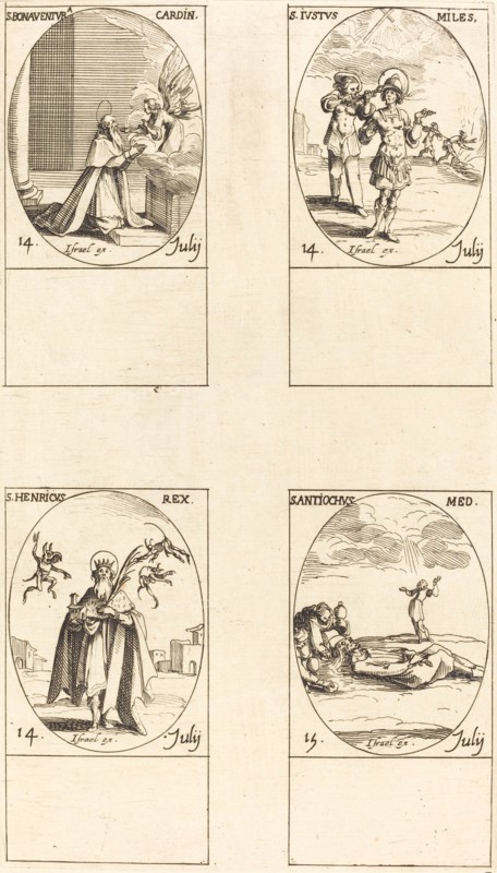 St. Bonaventura; St. Justus; St. Henry, Emperor; St. Antiochus.