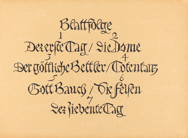 Die Wandlungen Gottes, 1920/1921. [The Transformations of God].