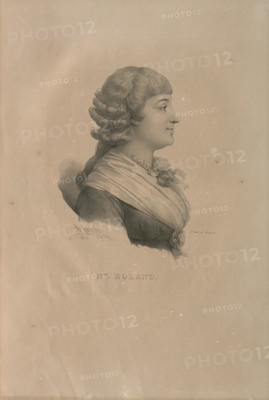 Portrait of Madame Roland (1754-1793), 1825. Private Collection.