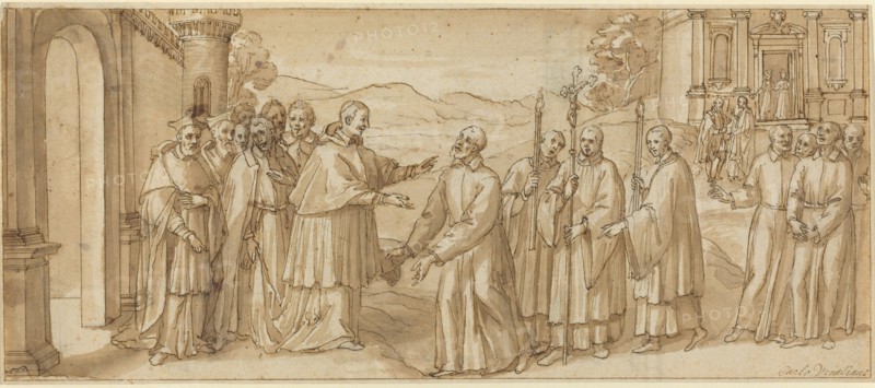 The Meeting of San Carlo Borromeo and San Filippo Neri, c. 1600.