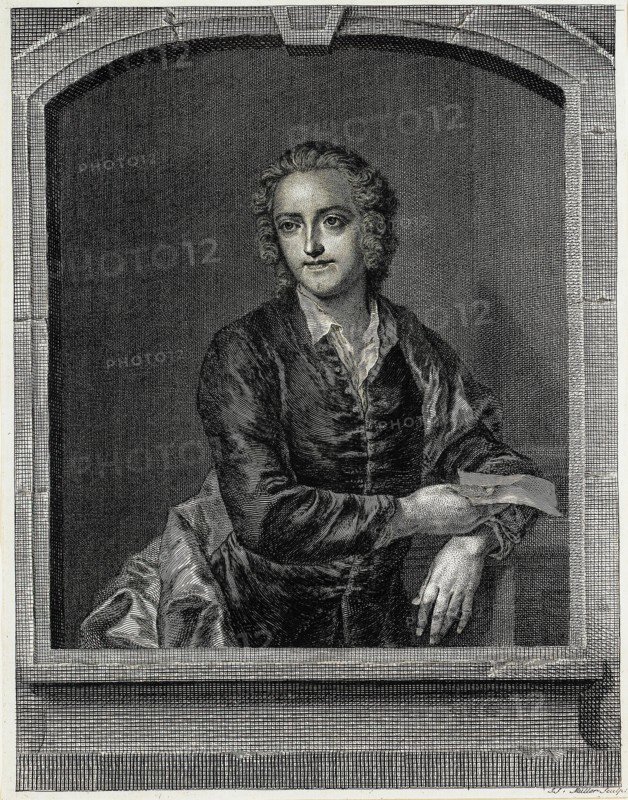 Portrait of the Poet Thomas Gray (1716-1771). Private Collection.