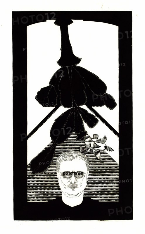 Self-portrait with an Easter cactus, ca 1927. Private Collection.