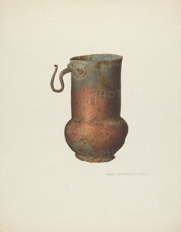 Individual Container for Indian's Daily Portion of Food, c. 1940.