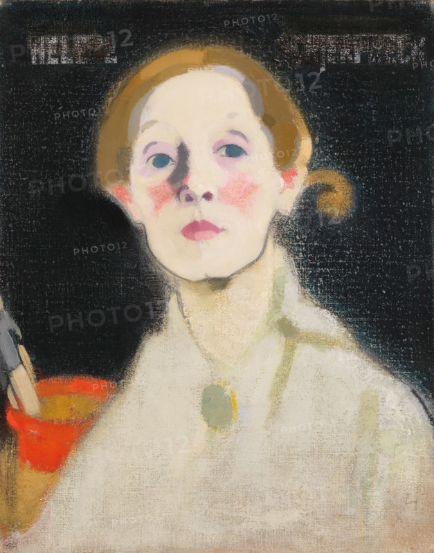 Self-Portrait, 1915. Found in the collection of Ateneum, Helsinki.