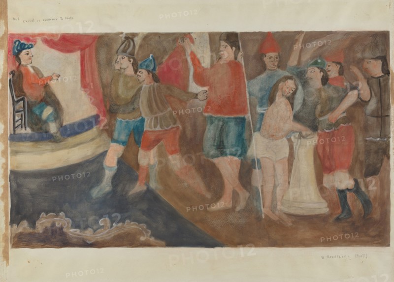 Station of the Cross No. 1: "Jesus is Condemned to Death, c. 1936.