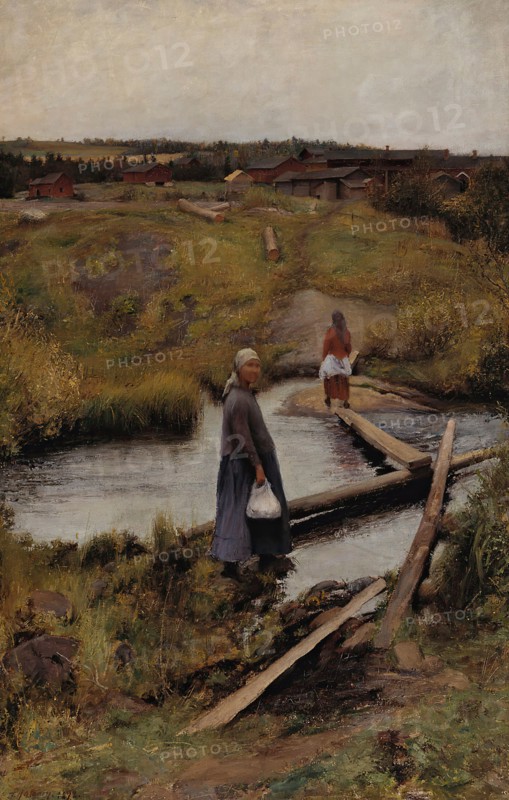 The Short Cut , 1892. Found in the collection of Ateneum, Helsinki.