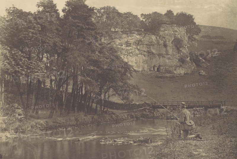 [Plate from Izaak Walton's The Compleat Angler], 1880s, printed 1888.