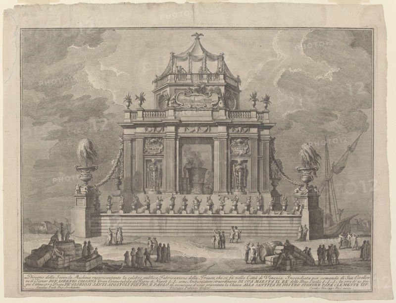 The Preparation of Theriac in Venice, for the "Chinea" Festival, 1773.