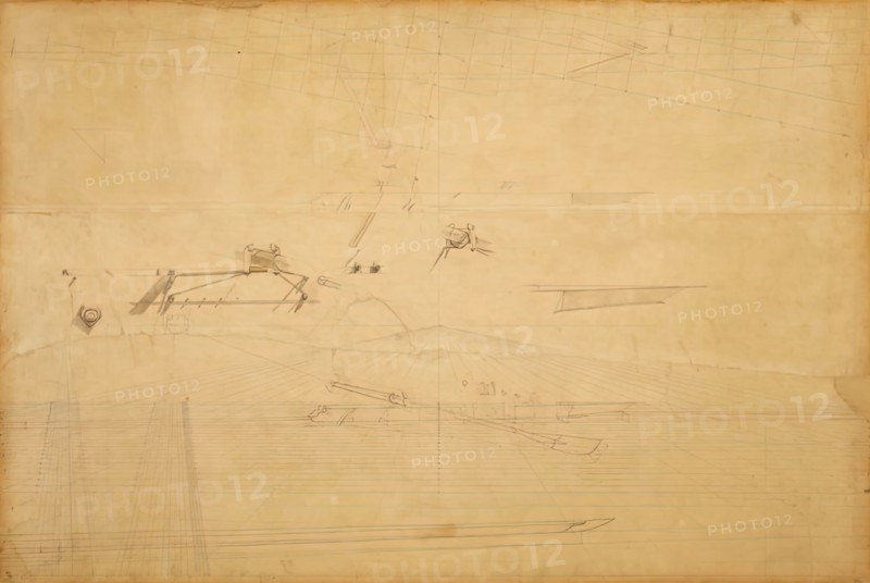 Perspective Drawing for "The Biglin Brothers Turning the Stake", 1873.