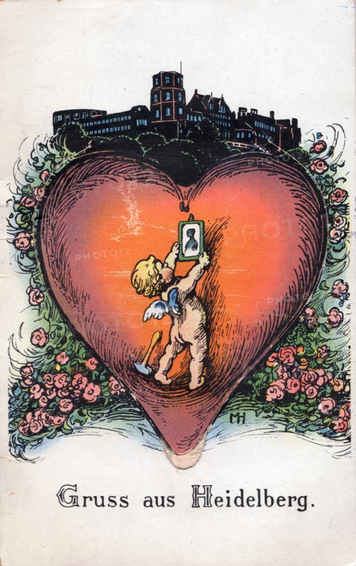 Greetings from Heidelberg. 1936. Greetings from Heidelberg in Germany.