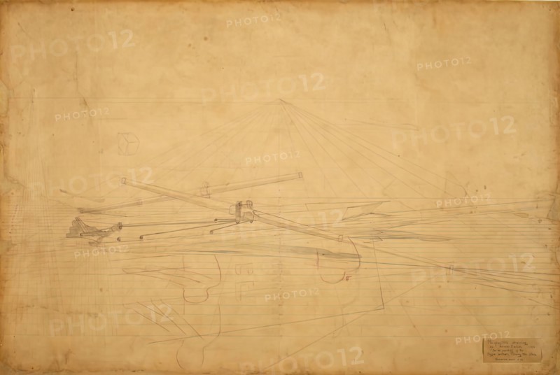 Perspective Drawing for "The Biglin Brothers Turning The Stake", c. 1873.
