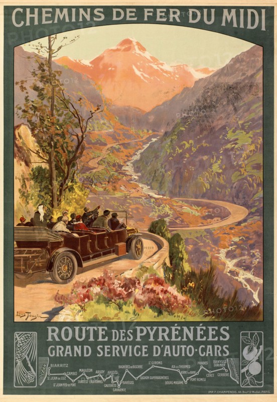 Chemin de fer du Midi. Route des Pyrénées, c. 1900-1910. Private Collection.