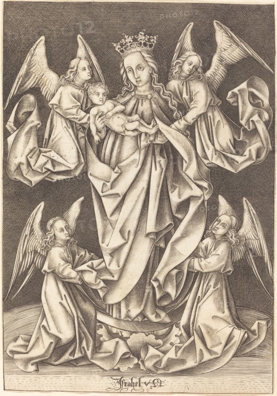 The Madonna and Child on the Crescent Supported by Four Angels, c. 1490/1500.