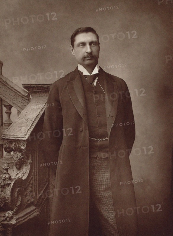Portrait of the writer Sir Henry Rider Haggard (1856-1925). Private Collection.