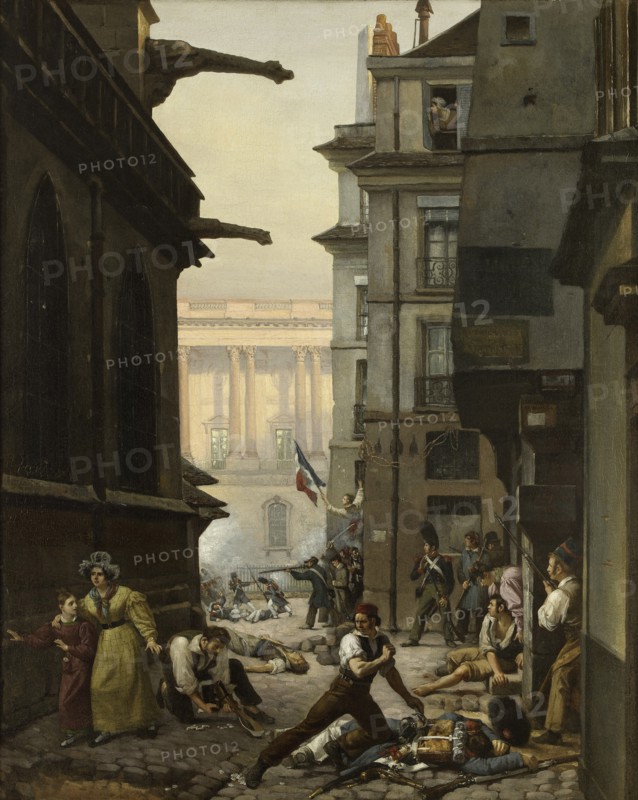 By morning on 29 July 1830, 1831. Found in the collection of Musée Carnavalet, Paris.