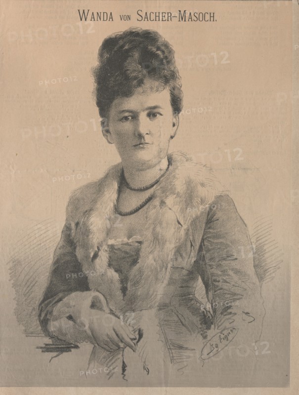 Writer Wanda von Sacher-Masoch, née Angelika Aurora Rümelin, 1879. Private Collection.