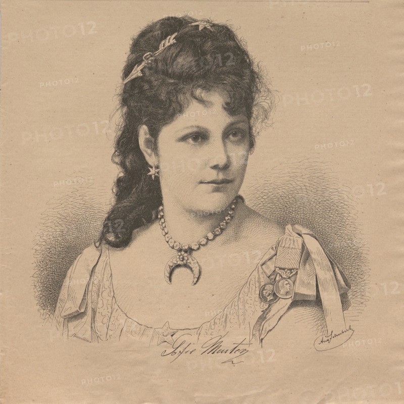 Portrait of pianist and composer Sophie Menter (1846-1918) , 1883. Private Collection.