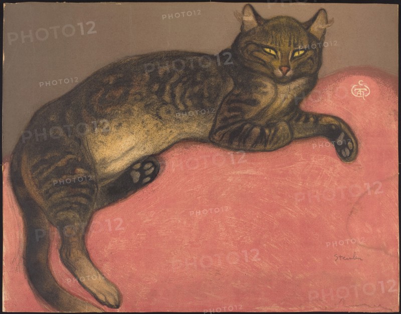 Winter: Cat on a Cushion (L'hiver: Chat sur un coussin), late 19th-early 20th century.