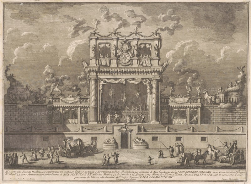 The Seconda Macchina for the Chinea of 1769: A Building for Public Entertainment, 1769.