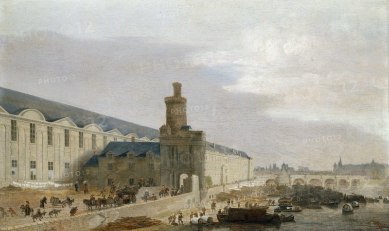 The Great Gallery in the Louvre, c. 1640. Creator: Verwer, Abraham de (1585-1650).