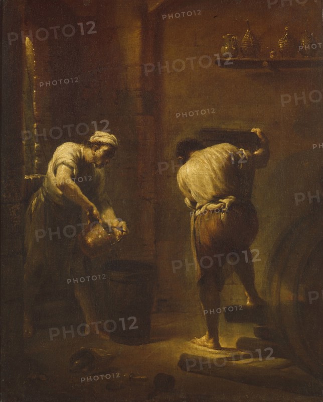 Scene in the Cellar, ca 1710-1715. Creator: Crespi, Giuseppe Maria (1665-1747).