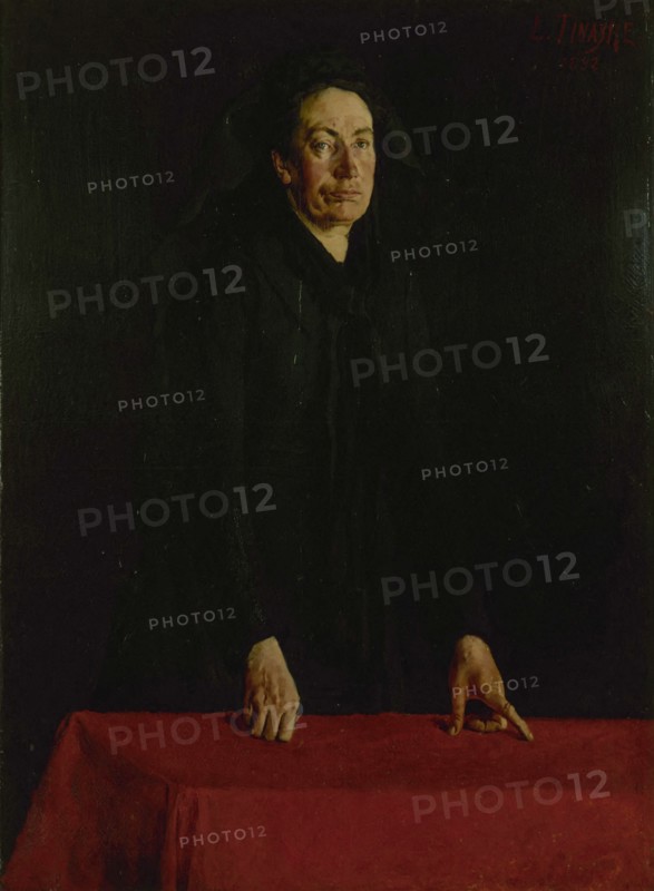 Portrait of Louise Michel (1830-1905), 1882. Creator: Tinayre, Louis (1861-1942).