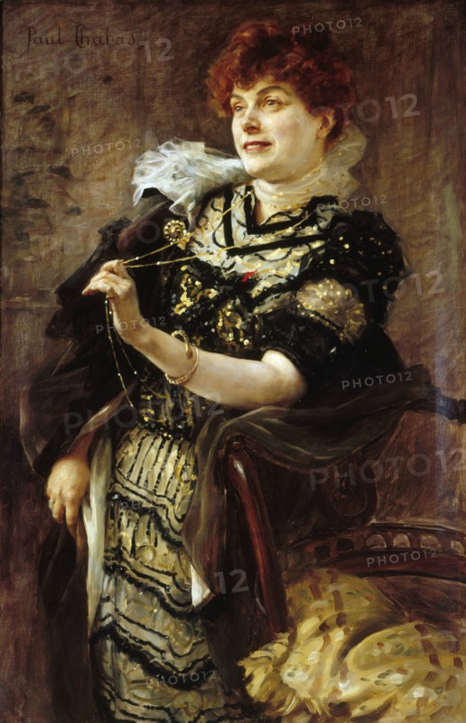 Portrait of Daniel Lesueur (1860-1921), ca 1896. Creator: Chabas, Paul Émile (1869-1937).