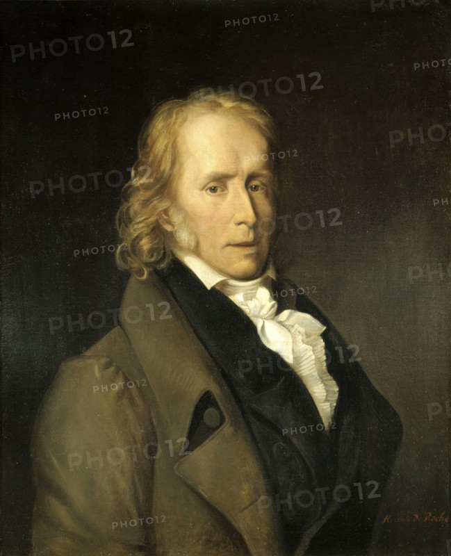 Portrait of Benjamin Constant (1767-1830), 1820. Creator: Roches, Hercule de (active ca 1820-1830).