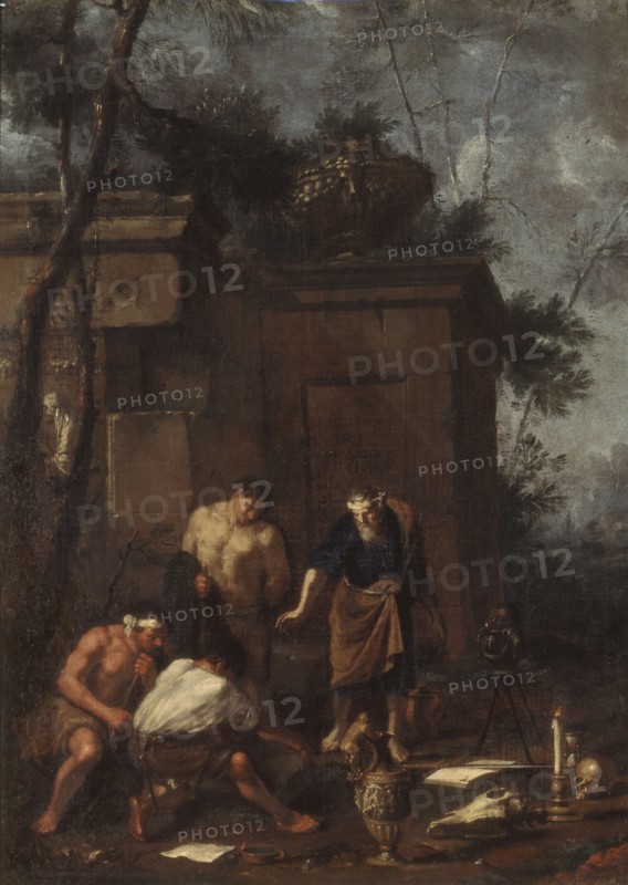 Treasure hunters, 1660s. Creator: Schoenfeld, Johann Heinrich (1609-1684).
