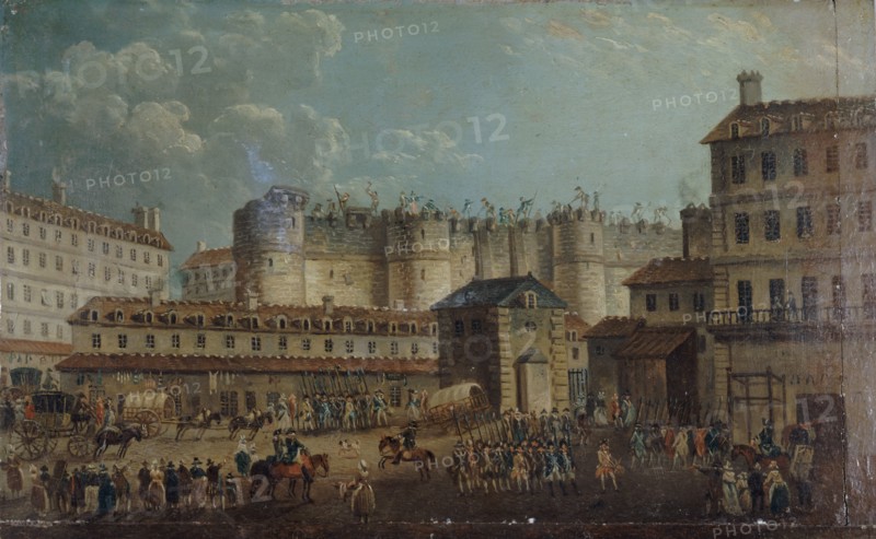 The Storming of the Bastille on 14 July 1789, 1789. Creator: Demachy, Pierre-Antoine (1723-1807).