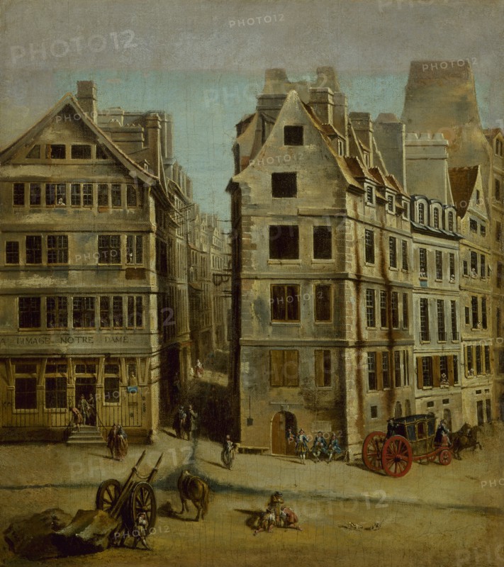 Le cabaret l'Image Notre-Dame, place de Grève, 1751. Creator: Raguenet, Nicolas-Jean-Baptiste (1715-1793).