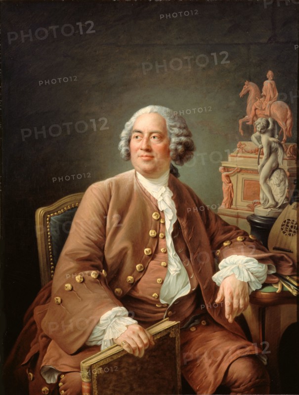 Portrait of the Architect Edmé Bouchardon (1698-1762). Creator: Drouais, François-Hubert (1727-1775).
