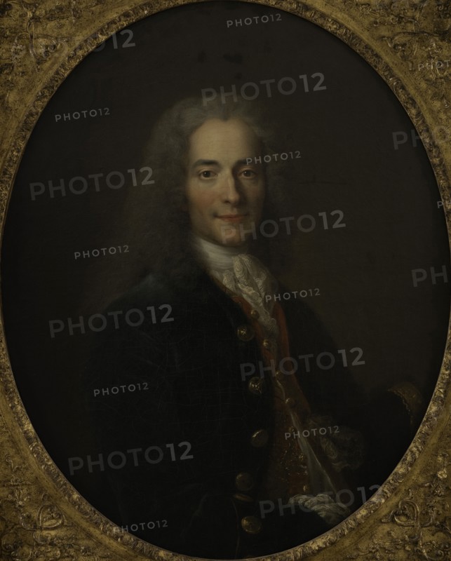 Portrait of Voltaire (1694-1778) in 1718, ca 1718-1724. Creator: Largillière, Nicolas, de (1656-1746).