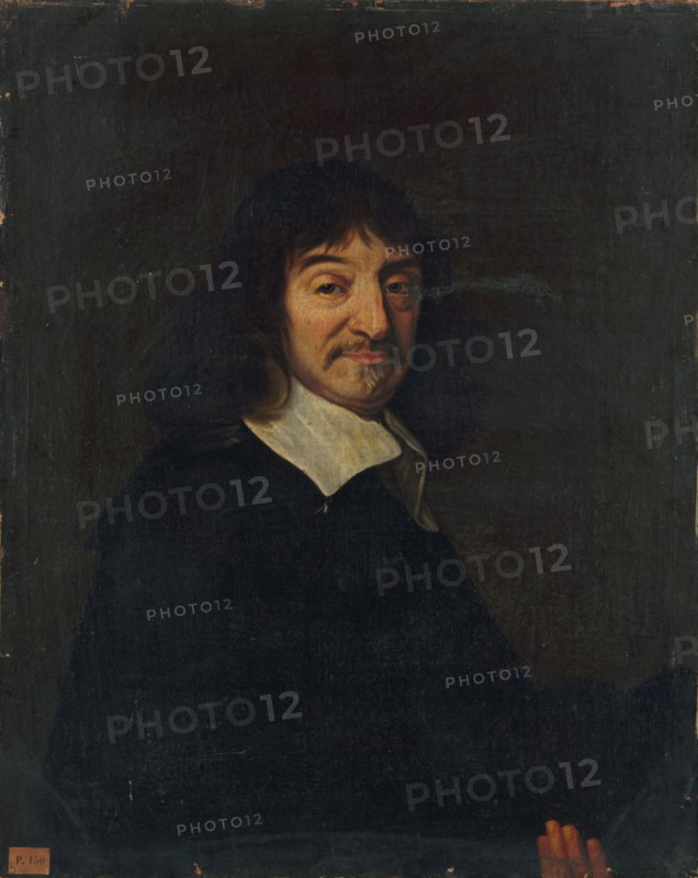Portrait of the philosopher René Descartes (1596-1650). Creator: Anonymous.