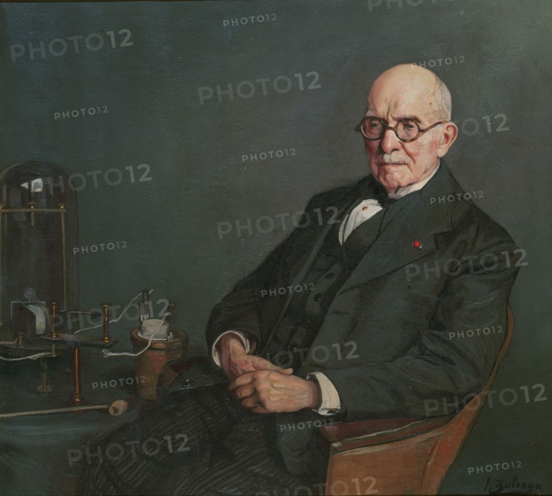 Portrait of the physicist Édouard Branly (1844-1940), c. 1920. Creator: Zuloaga y Zabaleto, Ignacio (1870-1945).
