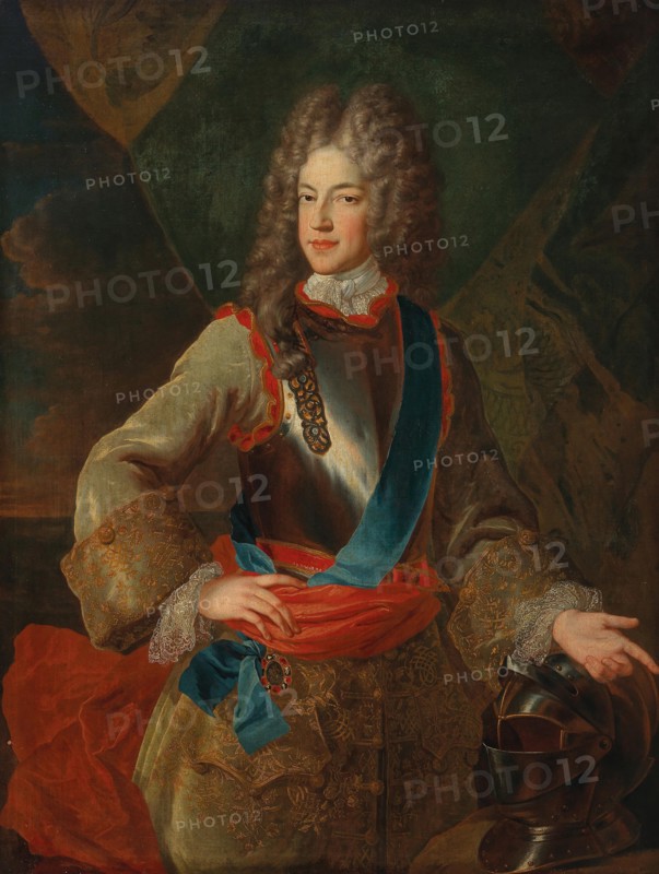 Portrait of Prince James Francis Edward Stuart, nicknamed The Old Pretender, 1710s. Creator: Belle, Alexis Simon (1674-1734).