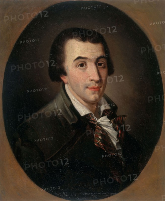 Portrait of Jacques-Pierre Brissot de Warville (1754-1793), c. 1790. Creator: Bonneville, François (active 1787-1802).