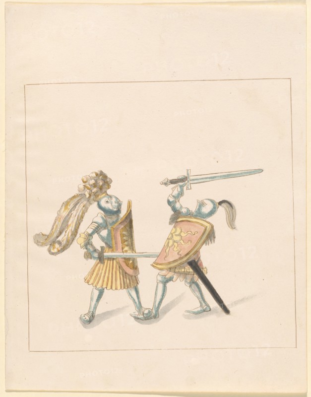 Freydal, The Book of Jousts and Tournament of Emperor Maximilian I: Combats...Plate 161, c1515. Creator: Unknown.
