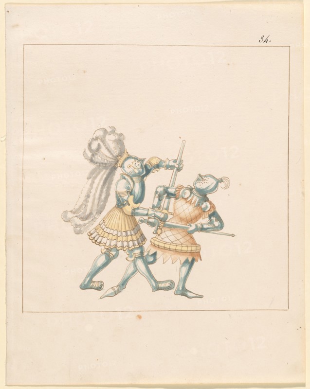 Freydal, The Book of Jousts and Tournament of Emperor Maximilian I: Combats...Plate 164, c1515. Creator: Unknown.